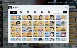 Conta Black Clover M - End Game - 15 Personagens SSR e +