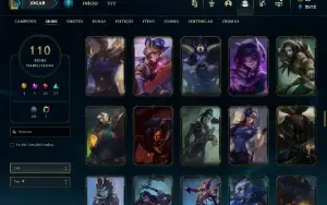 Conta lol com Janna Vitoriosa, Kayle Juiza, Elise Vitori etc