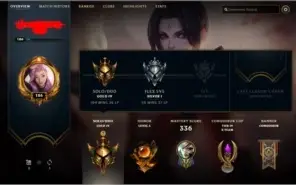 CONTA DE LOL GOLD 4 COM SKINS