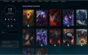 Conta LoL Smurf Level 39/ 12 skins/ Preço Negociável