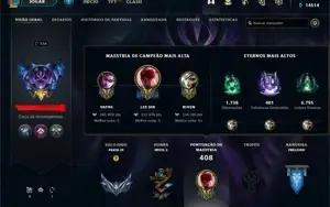 CONTA DE LEAGUE OF LEGENDS P3-PANTHEON GUERREIRO DAS CINZAS