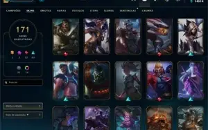 CONTA DE LEAGUE OF LEGENDS P3-PANTHEON GUERREIRO DAS CINZAS