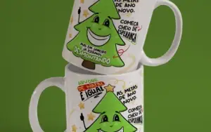 Artes De Natal Para Canecas