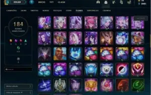 conta lol lvl 437 gold 4 149 skins