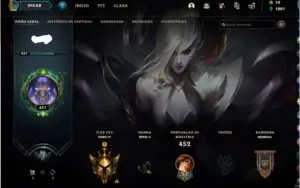 conta lol lvl 437 gold 4 149 skins