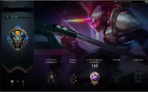 CONTA LEAGUE OF LEGENDS COM ICONE RARO ULTIMATE