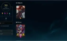 CONTA LEAGUE OF LEGENDS COM ICONE RARO ULTIMATE