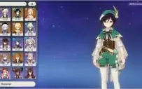 Conta genshi com 7 personagens t5 e 4 armas t5