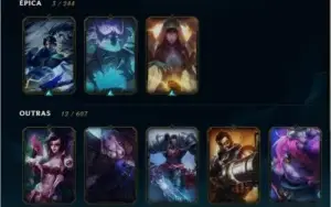 conta de lol level 123
