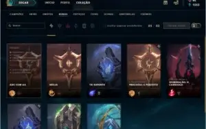 conta de lol level 123
