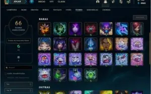 Conta DIAMANTE 3 com 6 skin e 27 champs