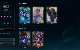 Conta Plat 1 Todos Os Champs 203 Skins