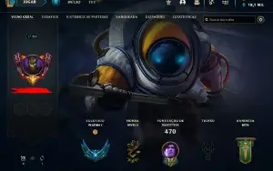 Conta Plat 1 Todos Os Champs 203 Skins
