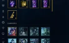 Conta League of Legends Full Acesso - 114 Champs e 46 Skins