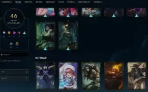 Conta League of Legends Full Acesso - 114 Champs e 46 Skins