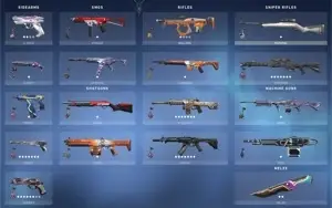 conta valorant diamante 3, com muitas skins