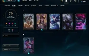 conta lol platina 4