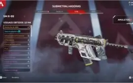 Vendo conta apex lvl 256 herança wraith + skins