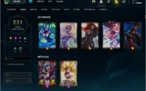 CONTA COM 236 SKINS