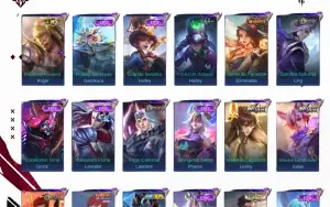 Conta Mlbb|Lv 71|Collector Natália|129 Heróis|230 Skins|