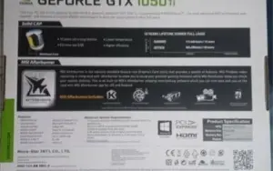PROMOÇÃO LIMITADA! Placa de vídeo: GTX 1050TI 4GB OC