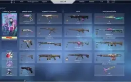Conta valorant varias skins. ( elo anterior diamante)