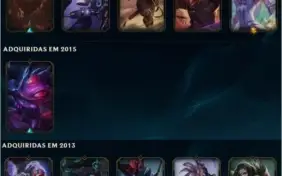 PLATINA 4 - 48 CHAMPS - 11 SKINS LUX ELEMENT.