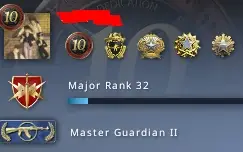 Contas steam 17 anos de serviço Prime com medalhas de 2015+