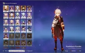 Genshin impact - Zhongli C2 + Kazuha C1 + Ganyu e muito mais