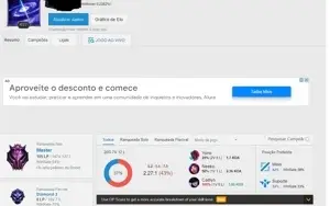CONTA LOL MESTRE 105PDL  COM 412 SKINS!! PREÇO NEGOCIAVEL!!