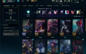 Ferro 3 com 30 Champs e 12 Skins