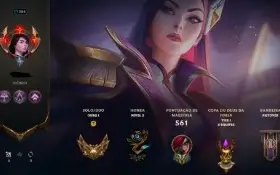 Conta LoL 400 skins Mono Katarina,Ex diamante