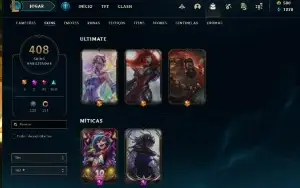 Conta LoL 400 skins Mono Katarina,Ex diamante