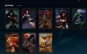 Conta LoL 400 skins Mono Katarina,Ex diamante