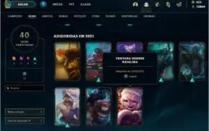 CONTA DIAMANTE TFT JINX CHIBI FOGOS DE ARTIFÍCIO + 37 SKINS