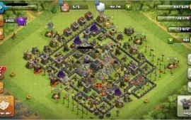 vendo 3 contas do clash of clans
