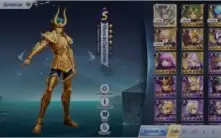 Conta saint seya lvl 33 + 10 cavaleiros de ouro Rank S