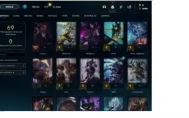 CONTA LEAGUE OF LEGENDS NIVEL 56 PRATA 2  COM 30 CAMPEÔES!!!