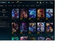 CONTA LEAGUE OF LEGENDS NIVEL 56 PRATA 2  COM 30 CAMPEÔES!!!