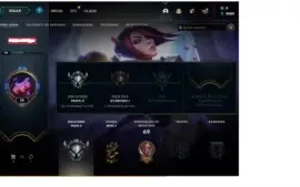 CONTA LEAGUE OF LEGENDS NIVEL 56 PRATA 2  COM 30 CAMPEÔES!!!