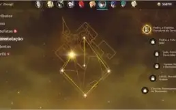 QiQi c1, Zhongli c1, Diluc, Venti, Jean, Tumulo do Lobo
