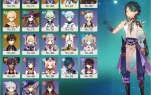 AR 50 DILUC|XIAO|QIQI|KEQING|ZONGLI
