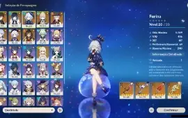 GENSHIN IMPACT - AR58 53T5 Nahida C1, Ganyu C1 + Bis ,Hutao