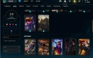 Conta Ferro 1 com 84 Champs e 39 Skins