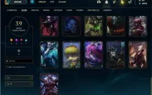 Conta Ferro 1 com 84 Champs e 39 Skins