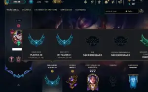 Platina 3 com 130 Champs e 41 Skins ( TOP / JG )