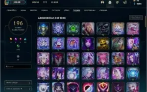 CONTA COM PREÇO IMPERDÍVEL, 275 SKINS DIAMANTE 4 2020