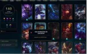 Vendo Conta Diamante 4 com 140 SKINS e 148 Campeões