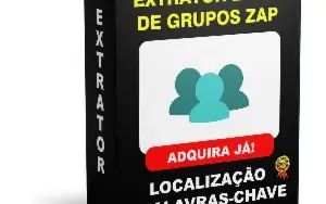 Extrator Links de Grupos por Localização e palavra-chave