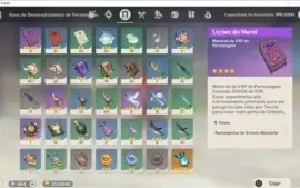 NA - AR42 - KEQING, KLEE +9 PERSONAGENS E ATLAS CELESTIAL